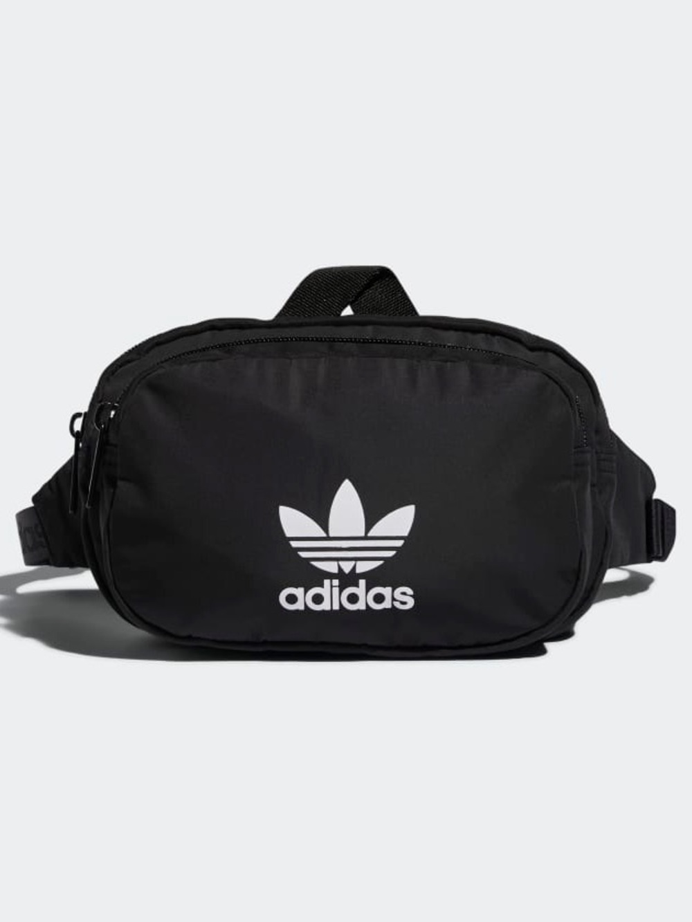 Adidas Originals Black Trefoil Sport Waist Pack Fanny Pack Crossbody Bag